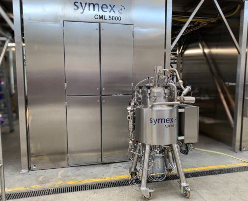 Mobile symex Mischeinheit an CML 5000 Liter
